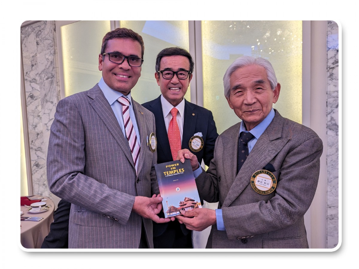 Launching of Integral Books publications during the special event organised by the Senior Rotarians at Yokohama, Japan