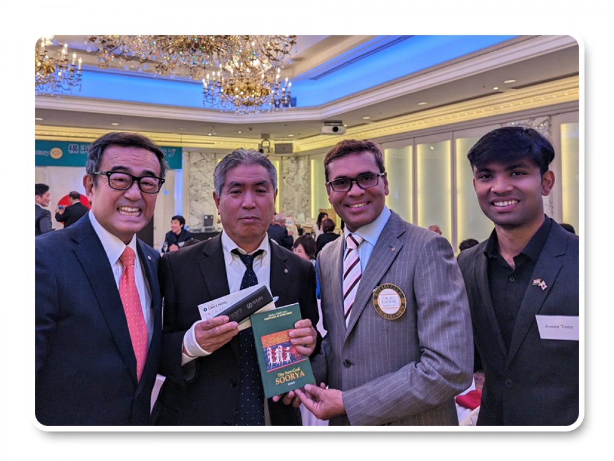 Launching of Integral Books publications during the special event organised by the Senior Rotarians at Yokohama, Japan